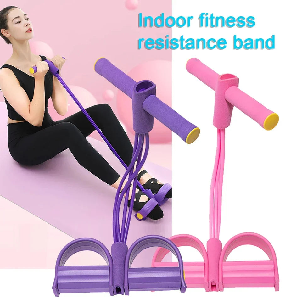Rubber Pull Tummy Trimmer Waist Trimmer Abs Exerciser