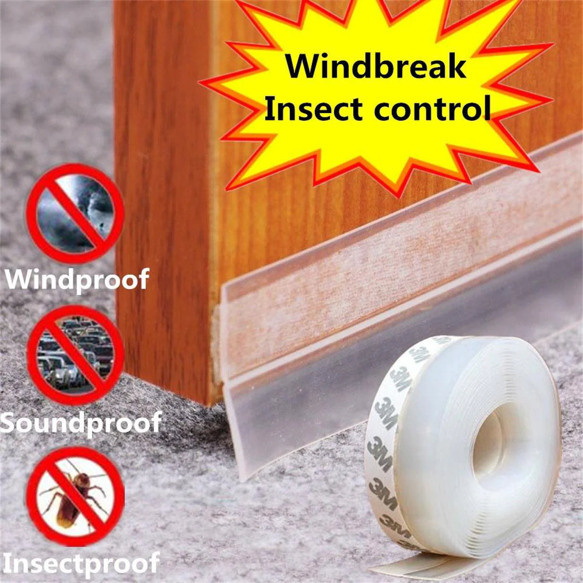 Silicone door and window sealing Tape
