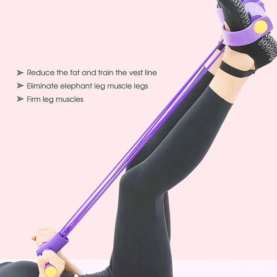 Rubber Pull Tummy Trimmer Waist Trimmer Abs Exerciser