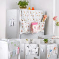 Fridge Dust Cover With Storage Pockets