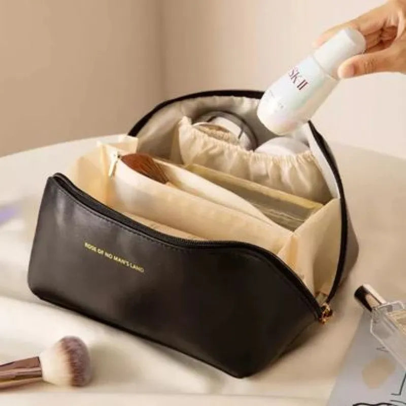 Large Capacity Cosmetic Bag Portable Makeup Pouch