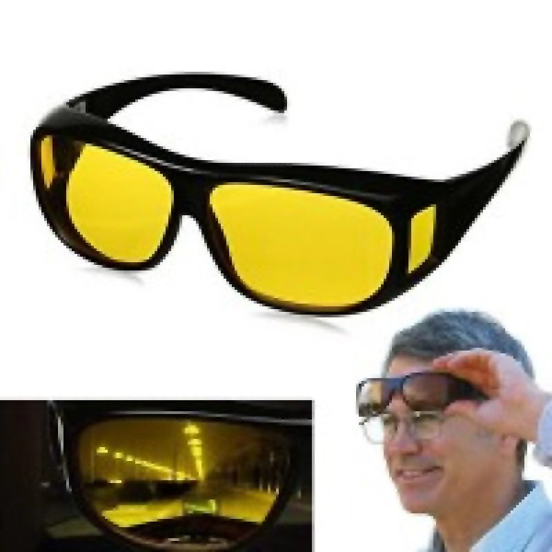 HD Vision Anti Glare Wrap Around Night Vision Glasses