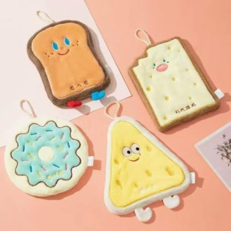 Cute Cartoon Hand Towel Hanging Kitchen Hand Wipe