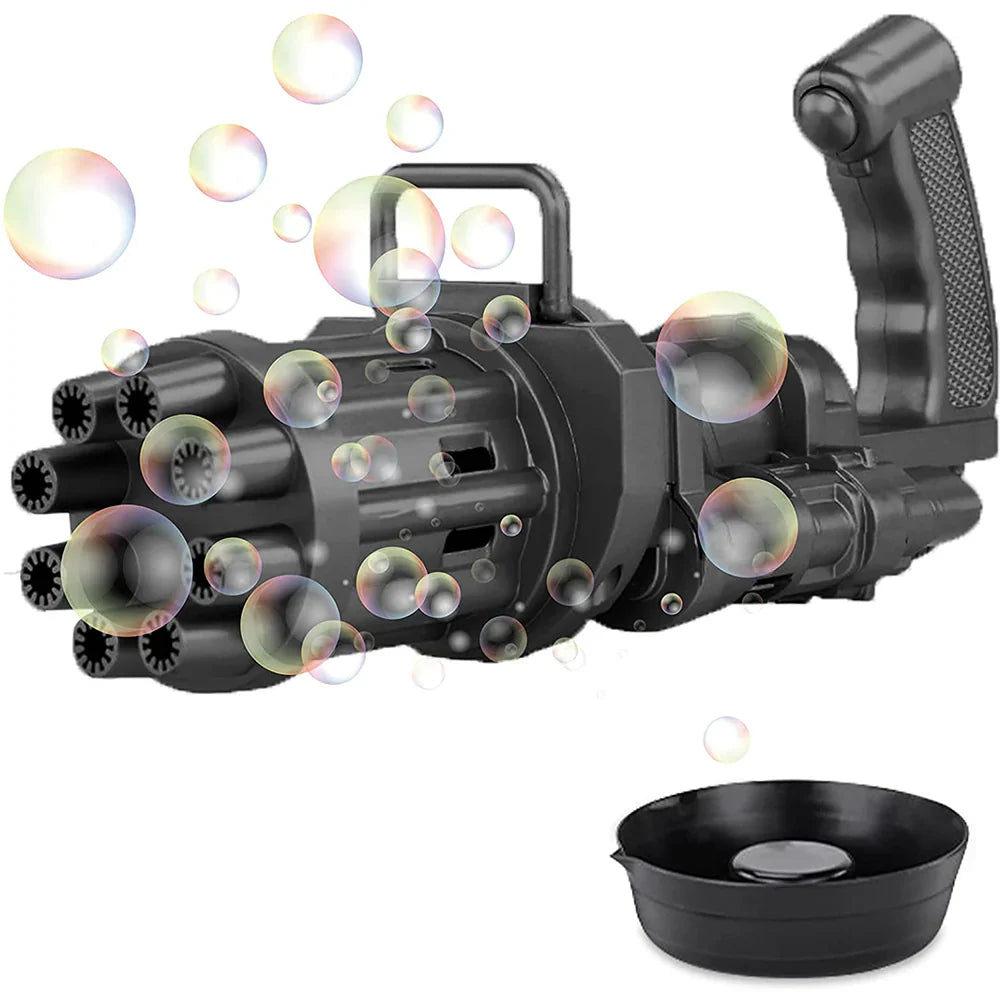 8-Hole Bubble Gun Machine - Massive Bubble Gattler Toy gun