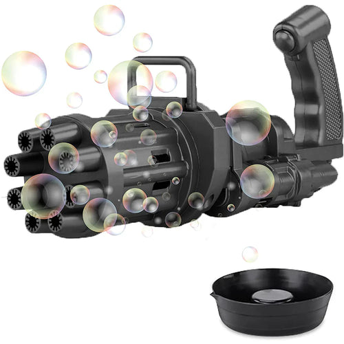 8-Hole Bubble Gun Machine - Massive Bubble Gattler Toy gun