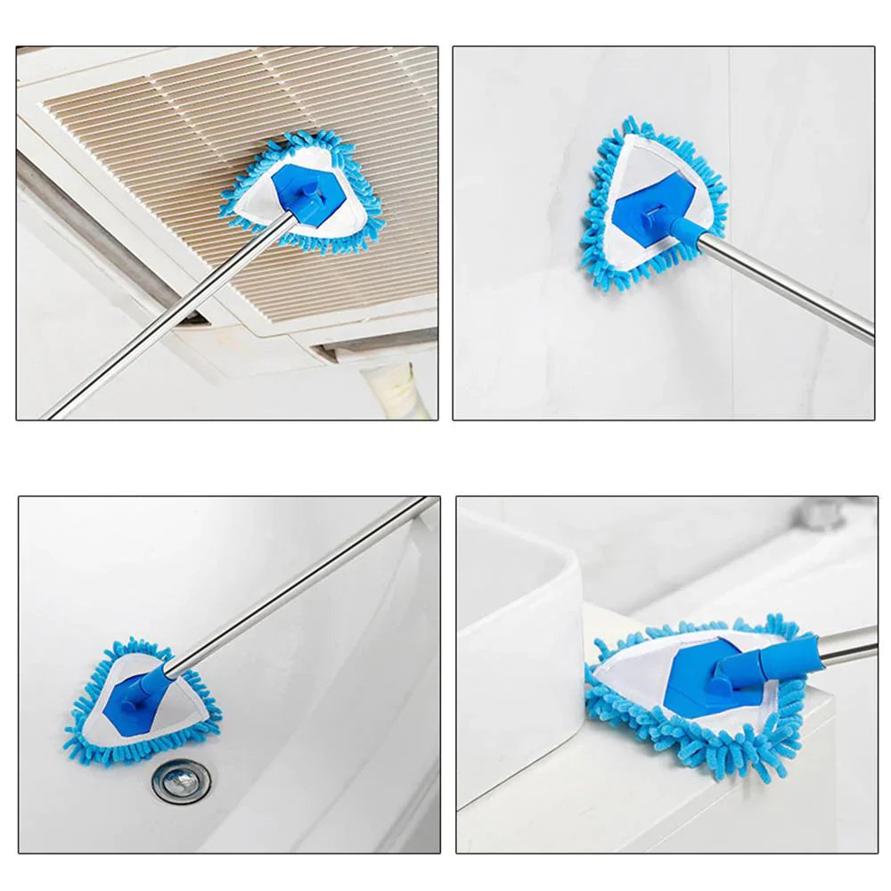 180 Degree Rotatable Adjustable Microfiber Telescopic Triangle Mop