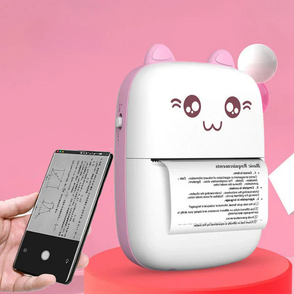 MINI PRINTER Adhesive Small Portable Bluetooth Printer