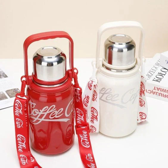 Stainless Steel Vacuum Coffee Thermos - 800ml