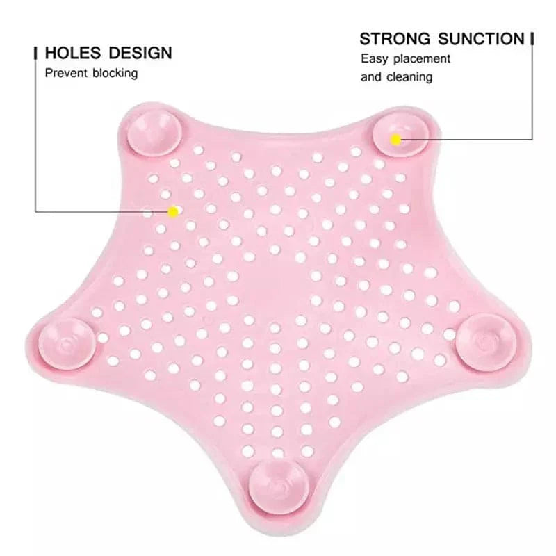 Silicon Drain Stopper, Strainer, Filter for Bathroom & Kitchen