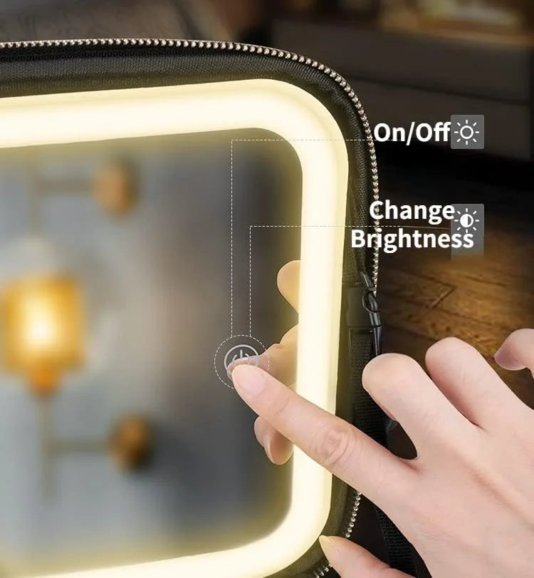Smart Led Makeup Bag With Mirror Lights
