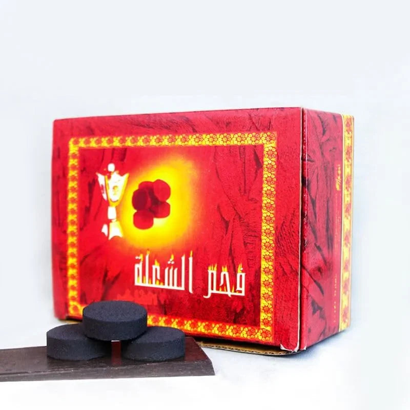 Torch Fast Burning Incense Charcoal Cube Roll for Aromatherapy - 10 Pcs in Box