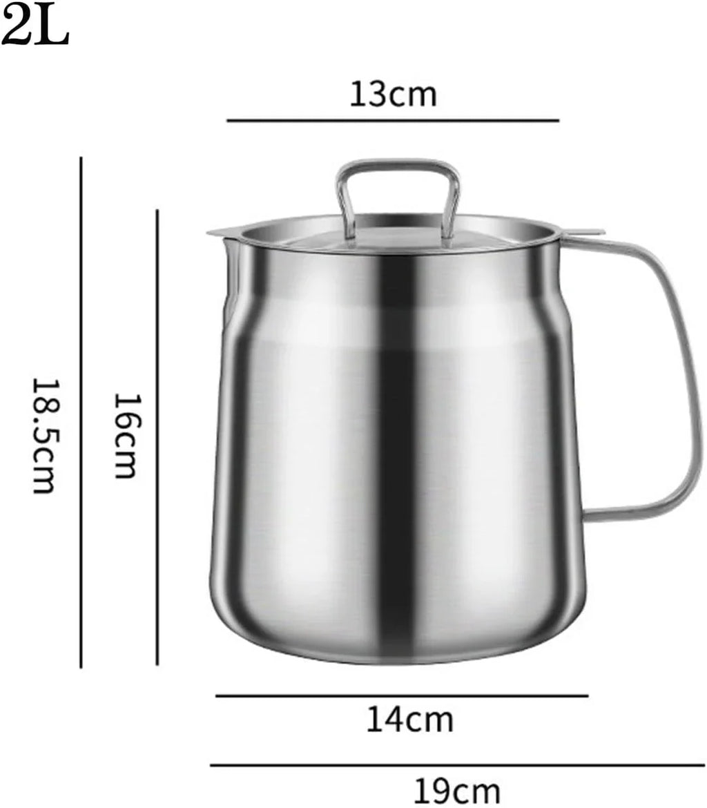 Stainless Steel Large Capacity Oil Filter Pot