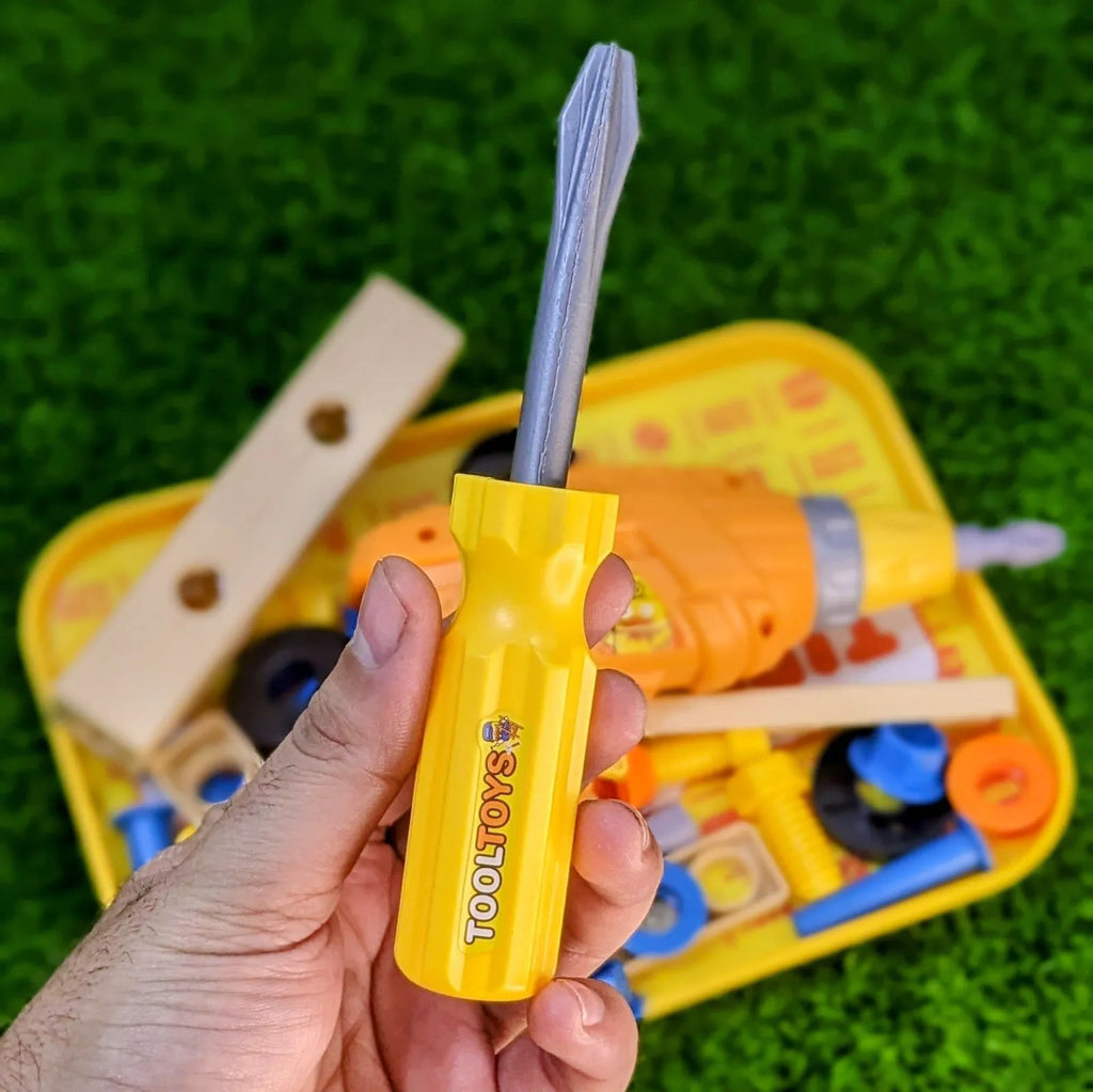 Electric Drill & Build Toy Set