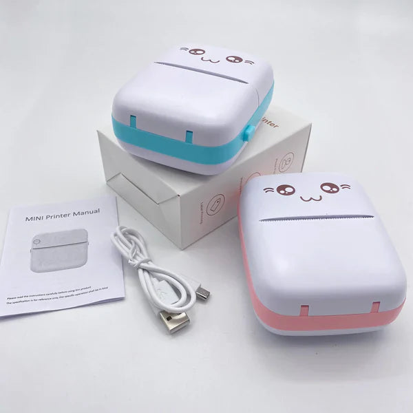 MINI PRINTER Adhesive Small Portable Bluetooth Printer