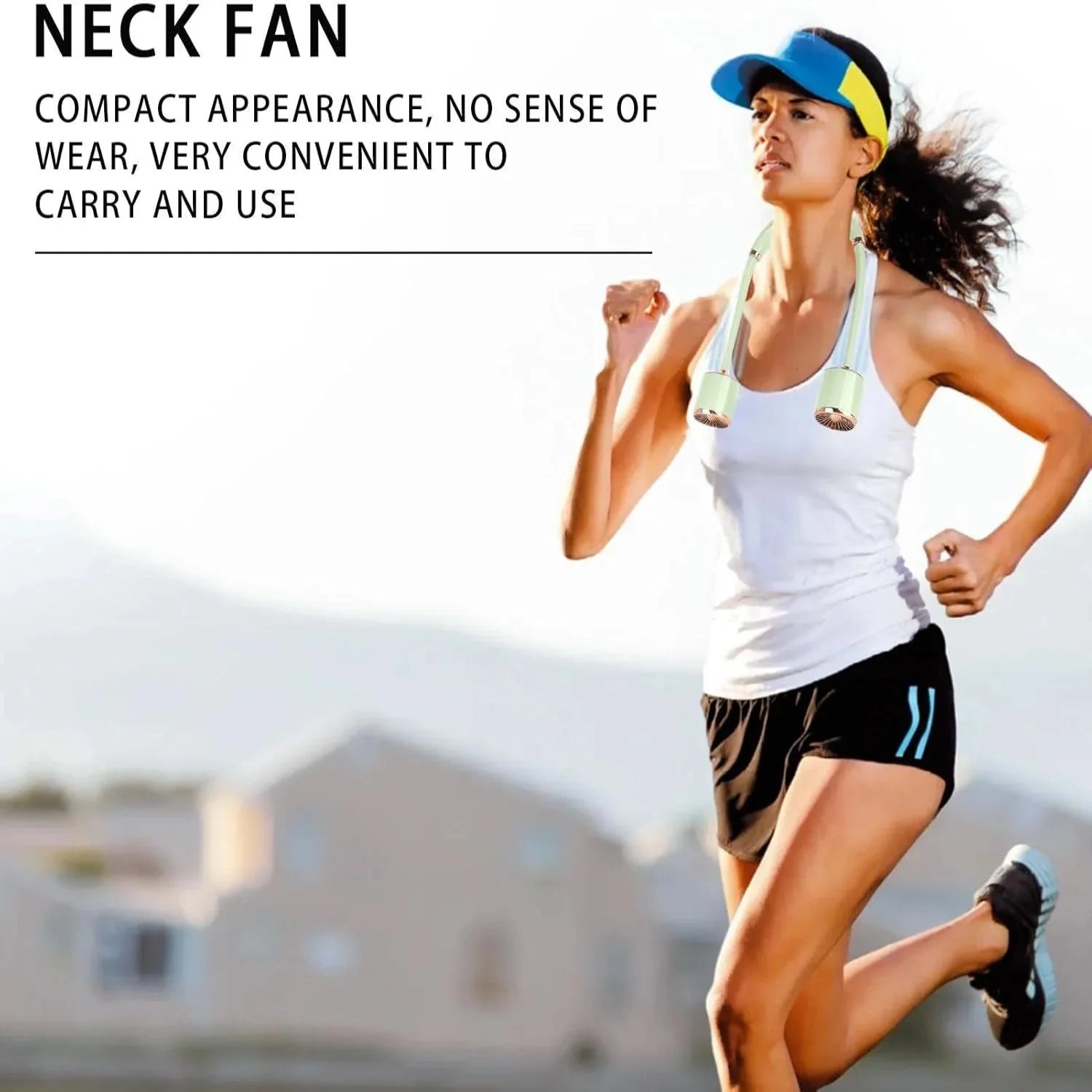 Portable 3-Speed Setting, 360° Cooling Air Flow Fan for Outdoor Travel