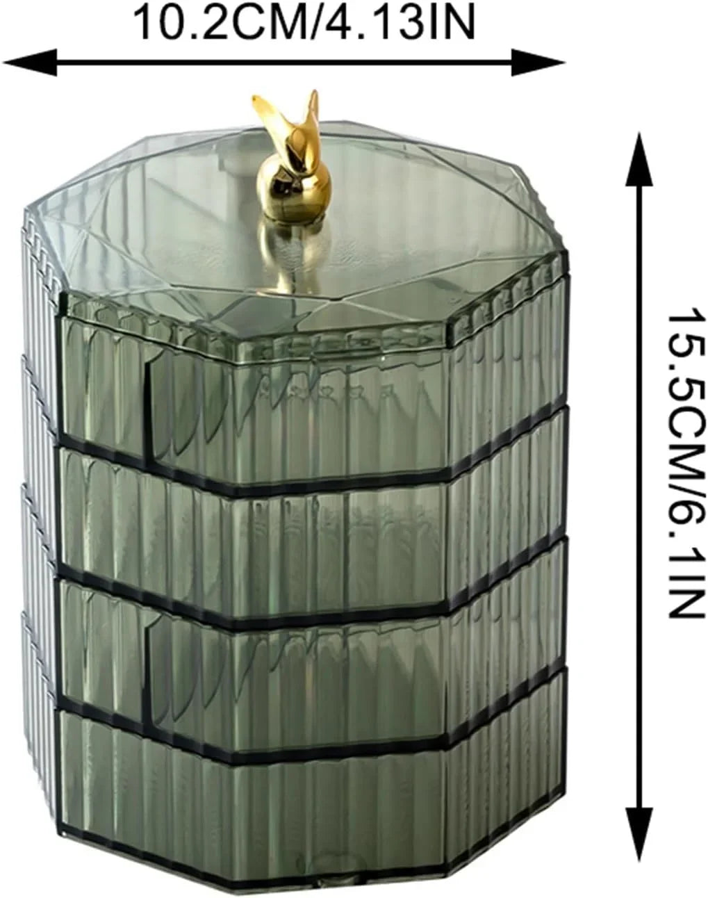 4-Layer Acrylic Jewellery Box