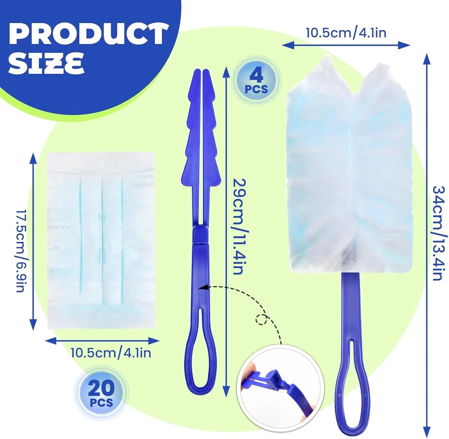 Static Dusting Brush Handheld Suitable for Living Room, Bedroom