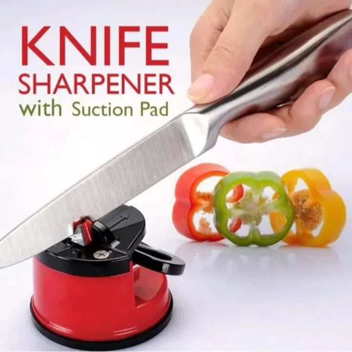 Knife Sharpener With A Suction Pad