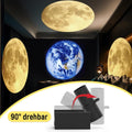 3D Moon Earth Projection LED Lamp