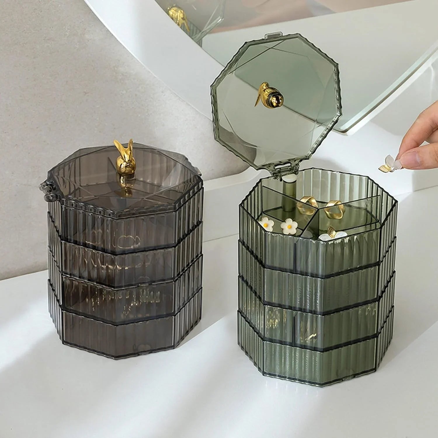 4-Layer Acrylic Jewellery Box