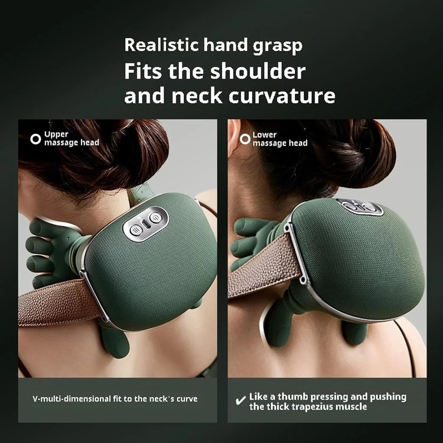Shoulder and Neck Bionic Heated Massager with Fingers