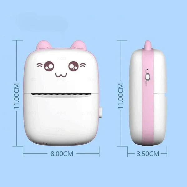 MINI PRINTER Adhesive Small Portable Bluetooth Printer
