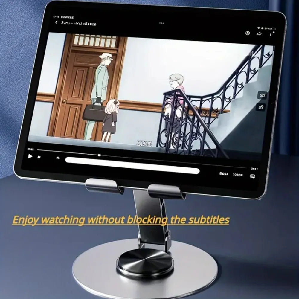Full Metal Mobile Phone Stand 360° Rotating Aluminum Alloy