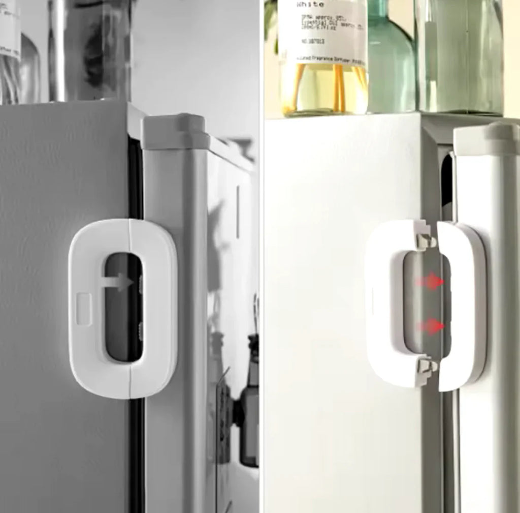 Self-Adhesive Fridge Lock Latch System