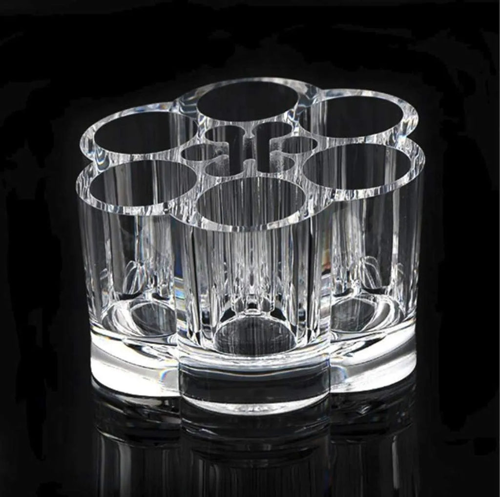 Clear Acrylic Makeup Organizer Lipstick Storage Box Crystal Nail Polish Display Case 6