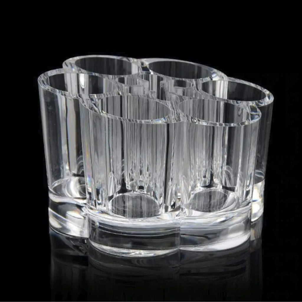 Clear Acrylic Makeup Organizer Lipstick Storage Box Crystal Nail Polish Display Case 6