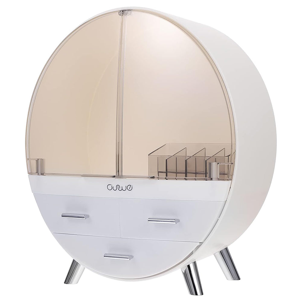 Oval Shaped Cosmetic Organizer