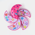 pink moon-shaped kids  cosmetics set
