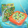 Battery-Operated Rotating Fishing Game Toy for Kids & Toddlers - 15 Fish