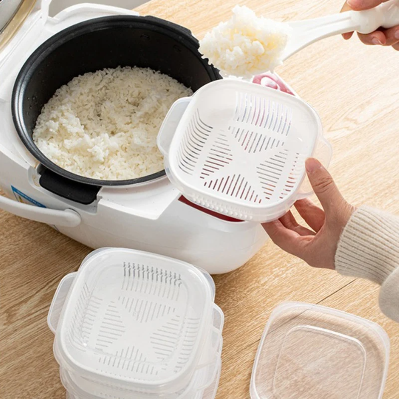 Mini Drain Storage Container with Lid – Pack of 4