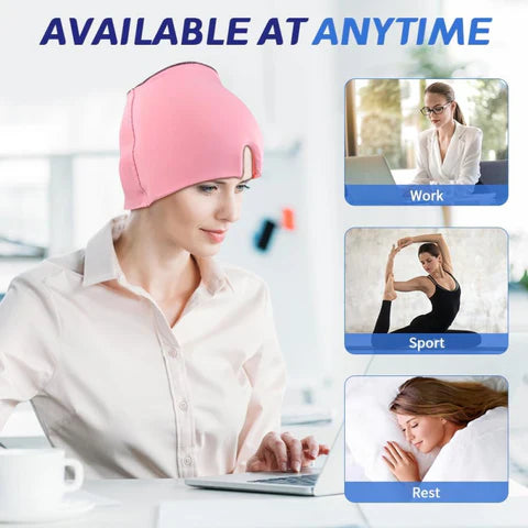 Headache and migraine Relief Cap Hot & Cold Therapy Cap