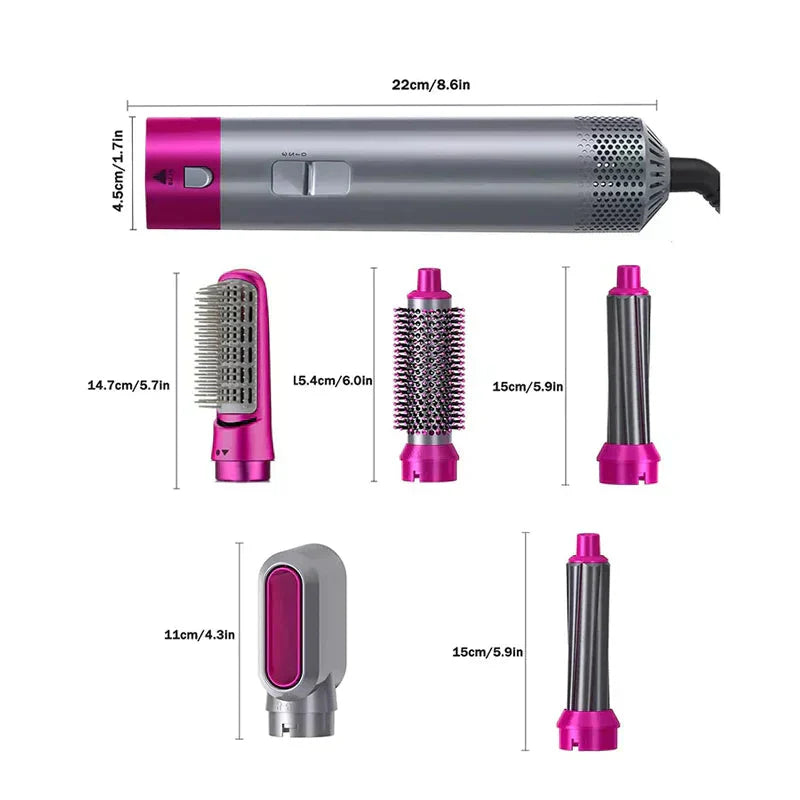 5 in 1 Hot Hair Dryer With Free Mini Spray - Limited Stock