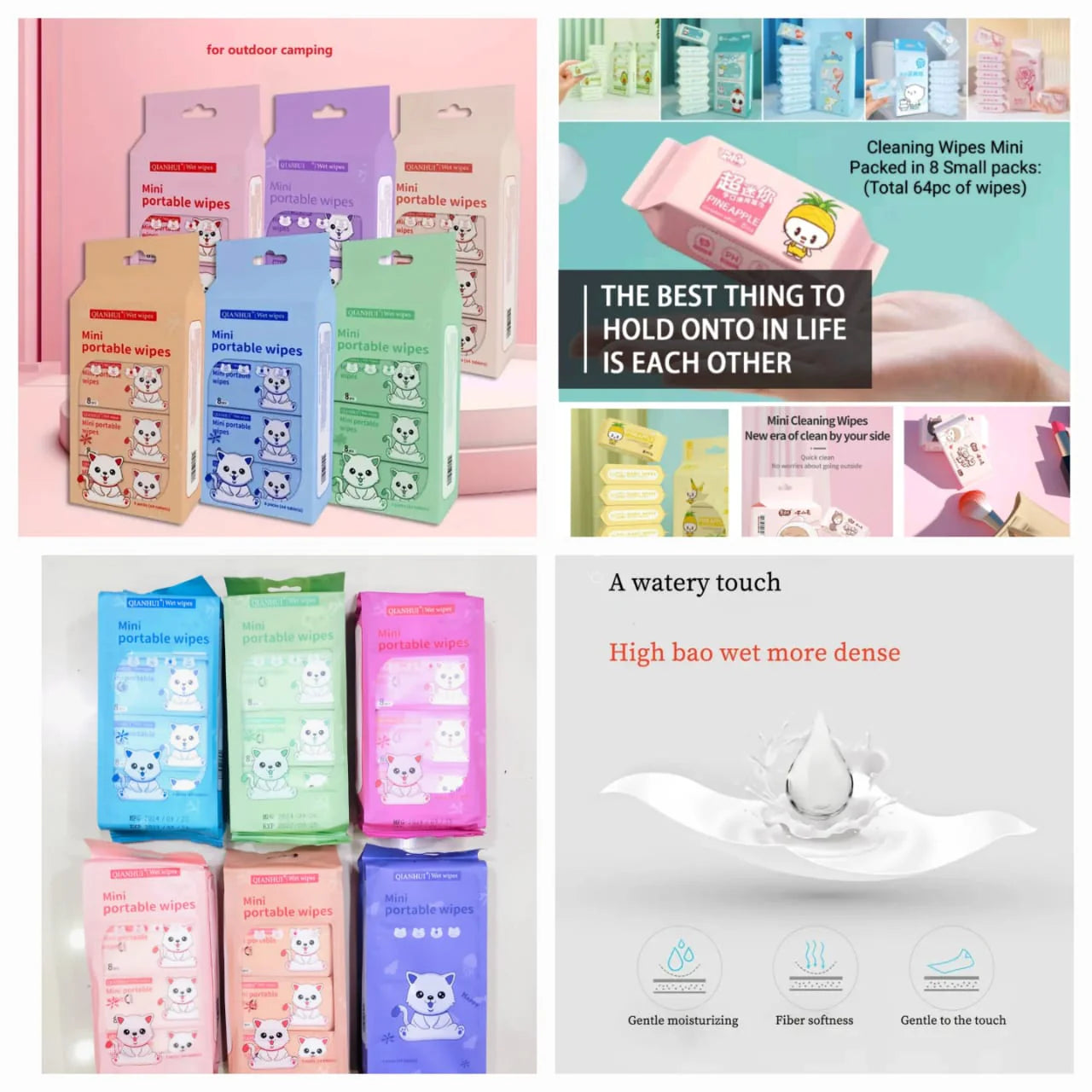 Mini Portable Wet Wipes