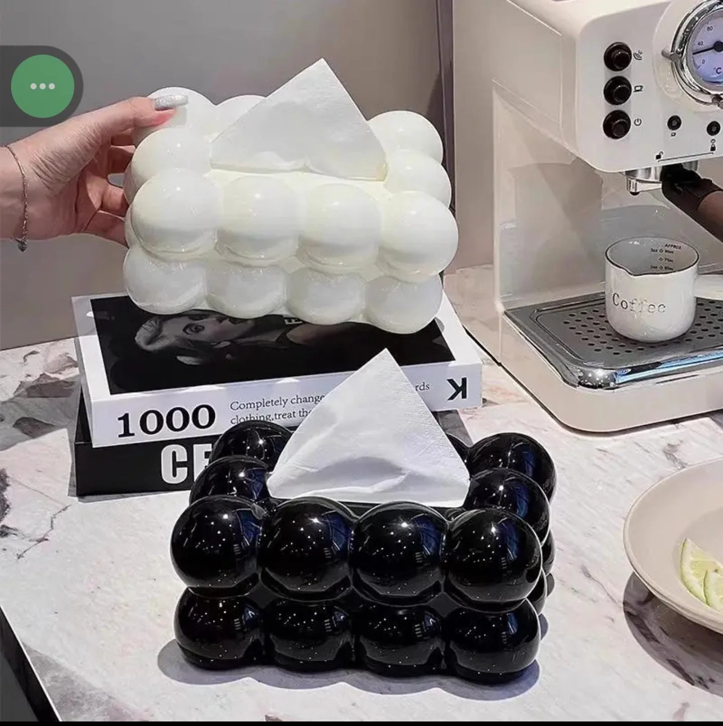 Elegant Bubble Tissue Box