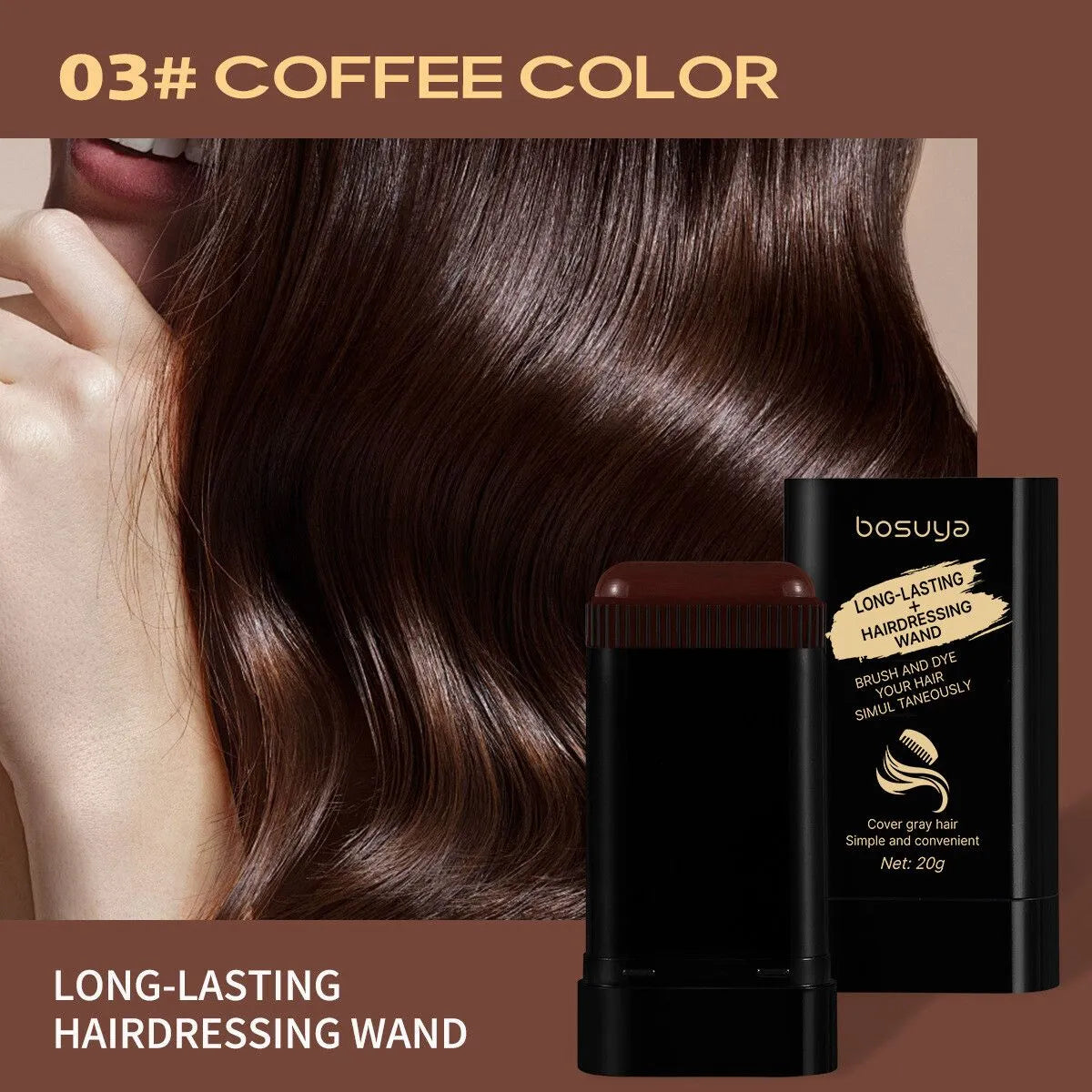 Bosuya Hair Dye Stick