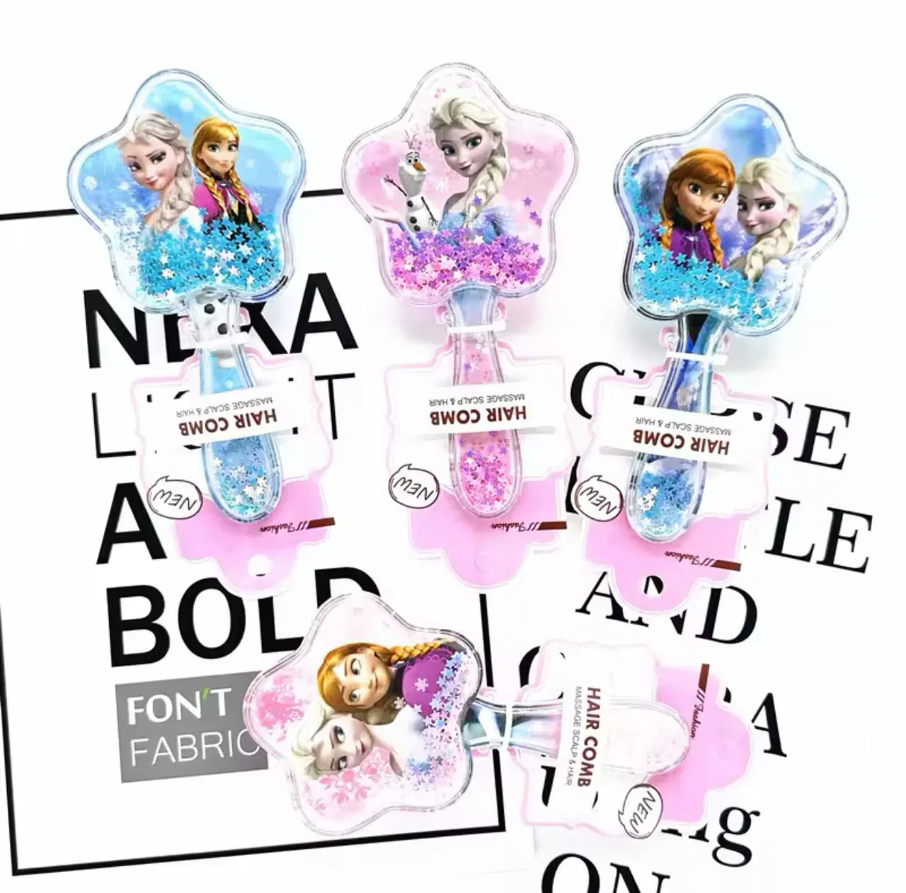 Disney Glitter Star Kids Hair Brush