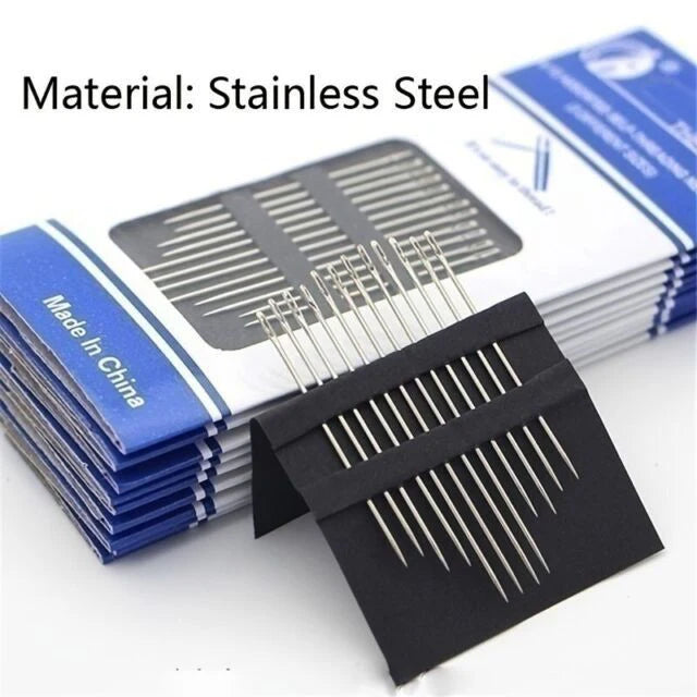 Easygo self-threading sewing needles - 12pcs