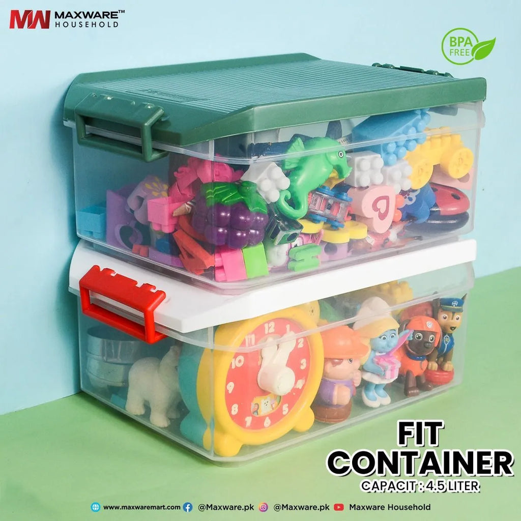 Maxware Household Fit Container - 4.5ltr