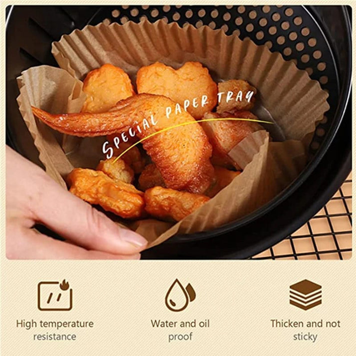 Air Fryer Baking Paper - 50Pcs
