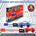 Toy Car Launchers and Air Powered Cars with Ramp and Finish Line