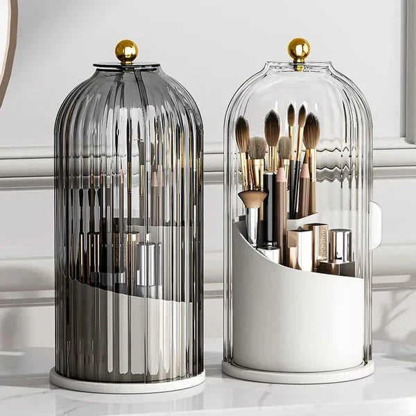 360° Rotating Dustproof Cosmetic Organizer