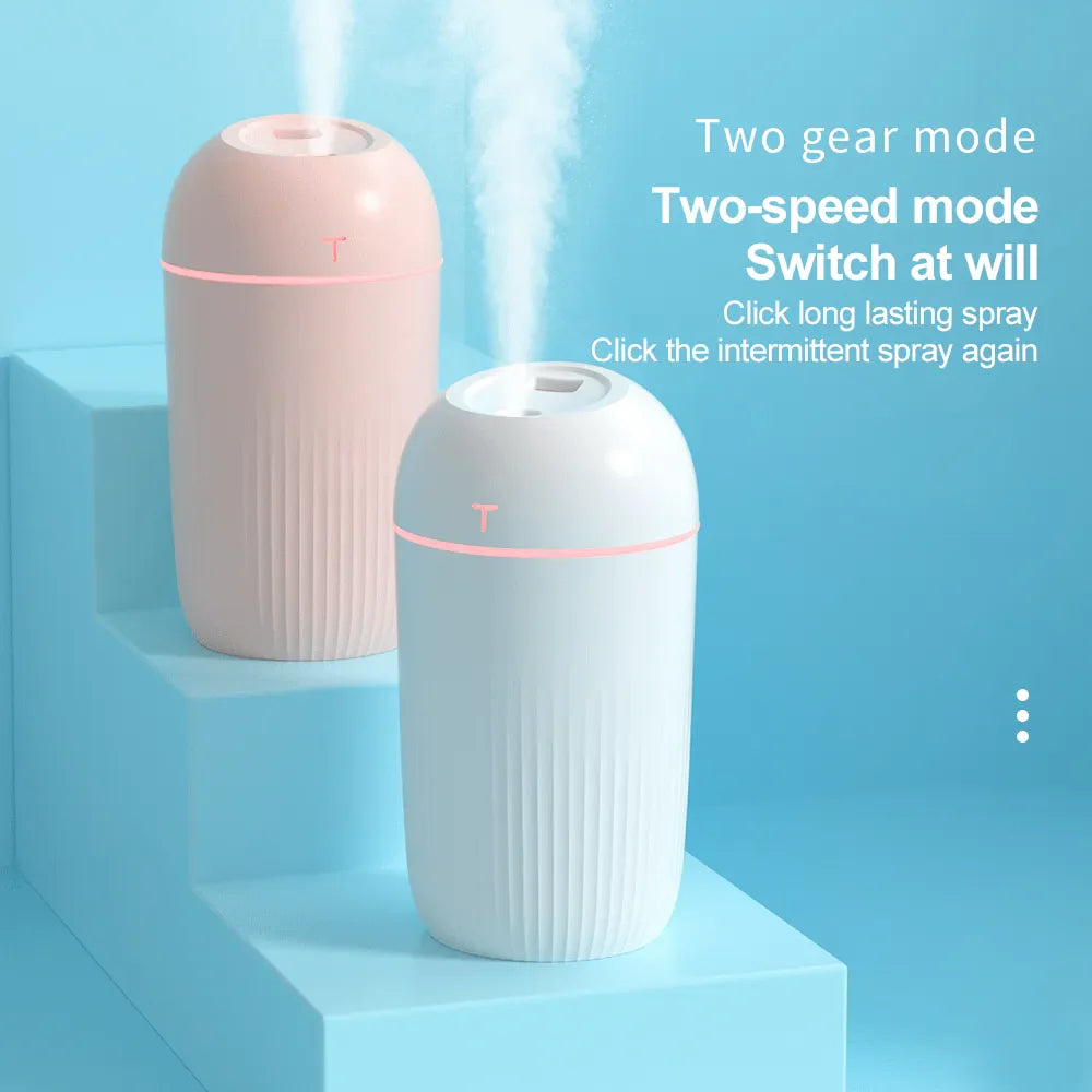 USB Mini Humidifier With 420ML Capacity Intelligent Anti-drying