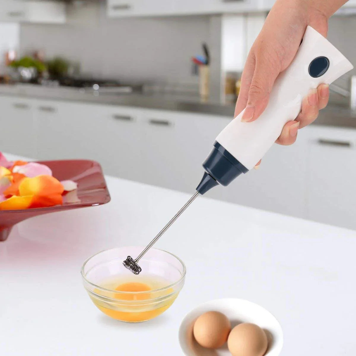 Electric Rechargeable Coffee Egg Beater