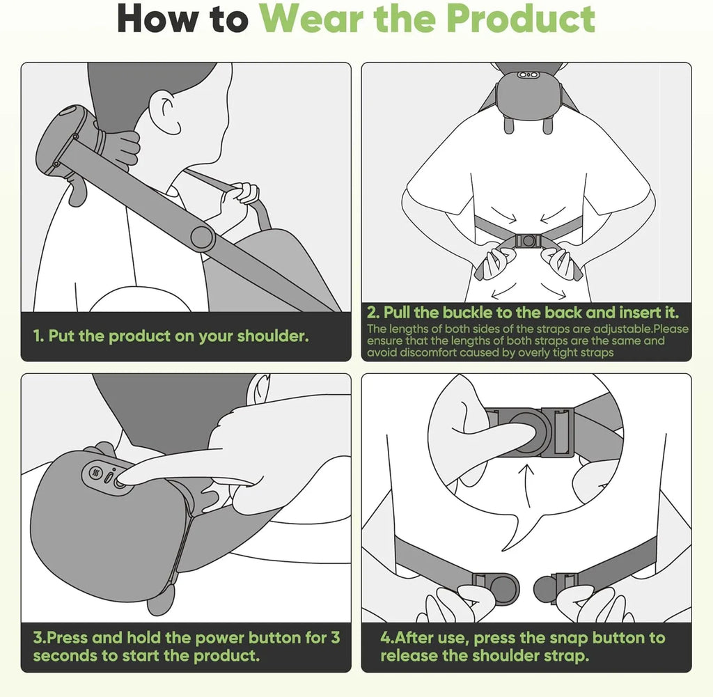 Shoulder and Neck Bionic Heated Massager with Fingers