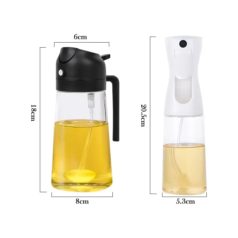 Kitchen Glass Oil Sprayer Bottle - 470ml