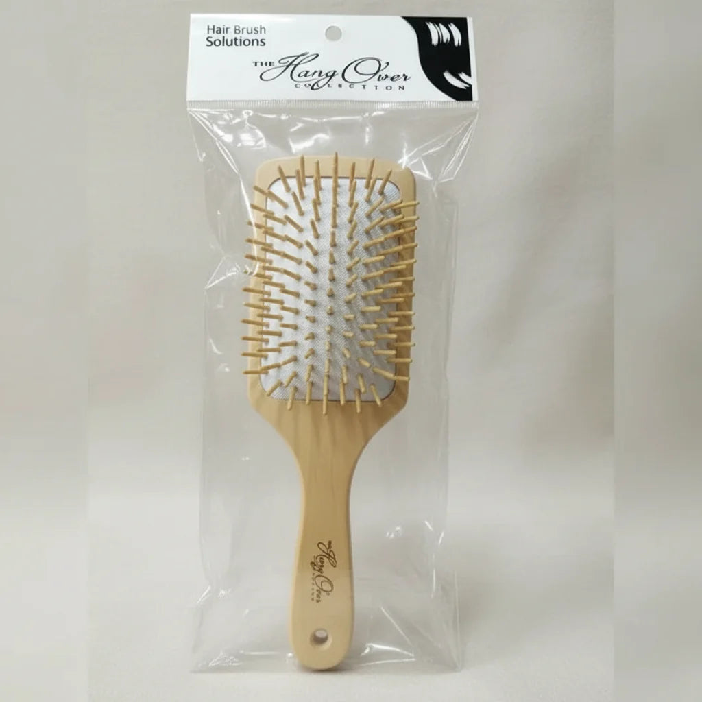 Wood Bristles Wooden Hair Brush